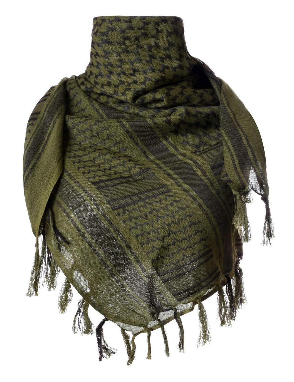 8933 100% Cotton Keffiyeh Tactical Desert Scarf Military Arab Scarf Wrap